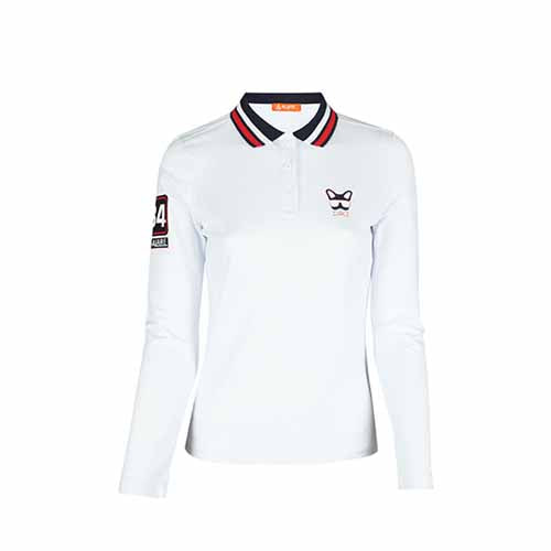 여성 싱글 프레부 PK 티셔츠 AFB3TT201M-WhiteALAIRE